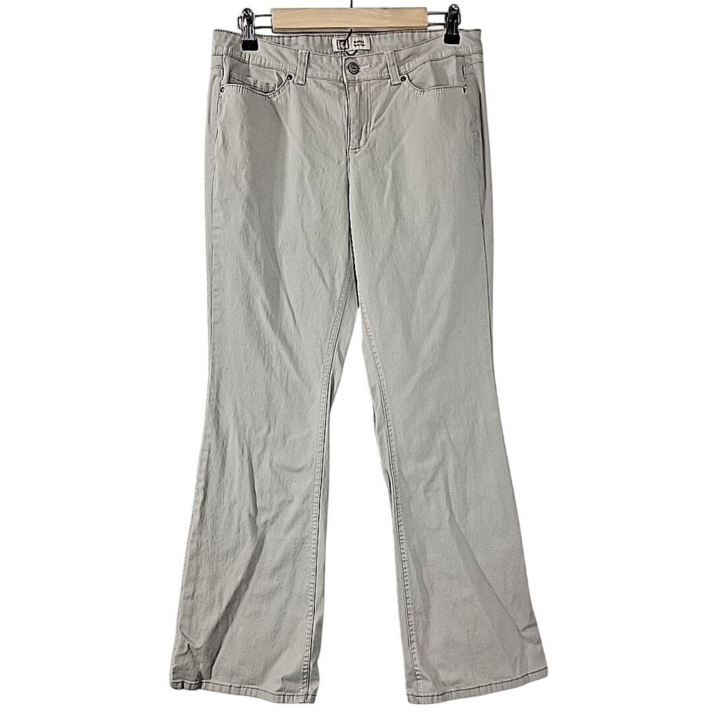 LEI Sophia‎ Women's Flare Jeans Size 11 Khaki Low Rise Bootcut Y2K Style